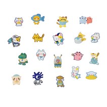 귀요미 열접착 봉제식 케릭터 자수패치 스티크 와펜 19종세트, 귀요미19종세트