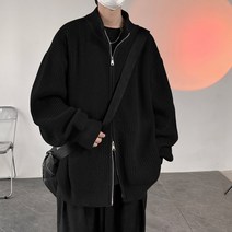 쥬엔리치 남자 니트 가디건 하이넥 스웨터 JRHM246