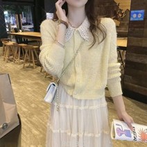 ROGBID 가을겨울 인플루언서 룩 오리엔탈 미니멀 니트 점프수트 투피스 여성복