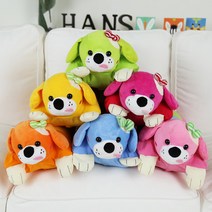 리본 아동 베개커버, 그린(솜포함)