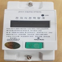 천지몰 전자계량기 단상 피에스텍 40(10)A 세로