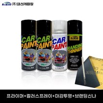 일신 프라이머/컬러스프레이/투명마감제/브랜딩신나