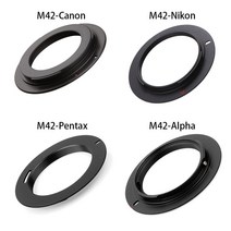 렌즈어댑터 링 호환 카메라 m42 bayonet lens to ef ai af pk nex om for canon eos nikon sony alpha pentax dlsr, m42-옴