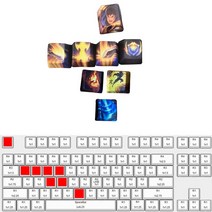 LOL 사용자 정의 Keycaps OEM 체리 PBT Keycap 기계적 게임 키보드 Hyperx 합금 GK61 ANNE PRO 2 키보드 성격 Keycap, Garen 8Pcs Keycap_Cherry Profi