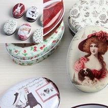 틴케이스 철케이스 원통상자 철제통, 1개