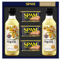 스팸 카놀라유 선물세트 저렴한 추석선물 3만원 이하, 2개