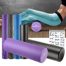 폼롤러운동 룰러 필라테스도구 요가 돌기 스트레칭기구 마사지 258744, TPE 10mm 핑크
