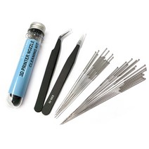 노즐 청소 바늘 및 도구 종합 세트2 키트 바늘 30pcs 핀셋 보관통 3D프린터 3D펜