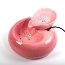 공부방 미세먼지 공기정화 미니 분수대 수돗가 인공 폭포 바닥 분수 실내 정원 만들기, E.프릴-핑크