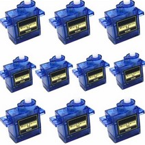 서보 서보모터 로봇 부품 510 개몫 arduino rc 자동차 모델에 대한 로봇 6ch rc 헬리콥터 비행기 제어에 대한 510 개몫 100 새로운 도매 sg90 9g 서보, 10개
