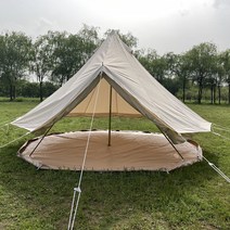 BOTEEN.CAMP 대형벨텐트 좌이선 차단 방수 감성 텐트 300 400 500 600 700, 면, 5M