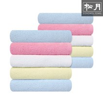 [송월타월] 송월 76g 여름수건 10장, 색상:흰색