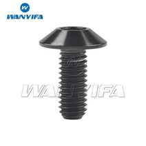 스크류 스크류볼트 콘크리트피스 Wanyifa티타늄 볼트 M6 x 12 15 20mm M8x25mm 우산 머리 나사 자전거 바이크 바이크 바이크 오토바이 볼트, [03] Blk, [01] M8, [04] 25mm, 1개