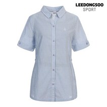 이동수스포츠 이동수 골프 여름 여성 린넨 셔츠 스카이블루 F0BSH4010-S1