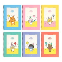 [문구조아] 카카오프렌즈 해피모먼트 신학기 스프링 노트 무지, 2개