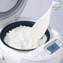 MARNA 물고기 스탠드 주걱, 화이트, 1개