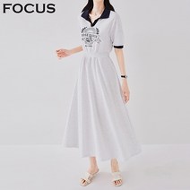 배색카라밴딩플레어원피스_VFI3M1OP4820