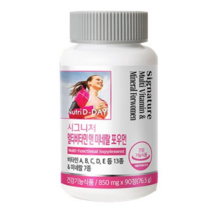 뉴트리디데이 시그니처 포우먼 멀티비타민 앤 미네랄 76.5g, 1개, 90정