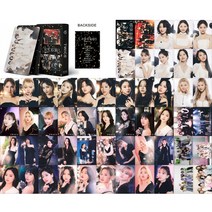 아이돌-트와이스ITZY 포토카드 55 개/세트 BP aspa IVE Kep1er 레드 벨벳 로모 카드 스테이크 포토 앨범, [04] TWICE03