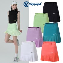 클리브랜드골프 클리브랜드골프 밑단전체 기계주름 여성 플리츠 큐롯/골프큐롯/골프웨어