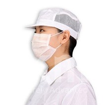 케이엠 방진 모자 제전모 무진모 크린룸 후드 C1, 핑크L