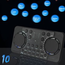 V300 프로 라이브 스트리밍 사운드 카드 10 음향 효과 4.0 오디오 인터페이스 믹서 DJ 음악 스튜디오 녹음 가라오케