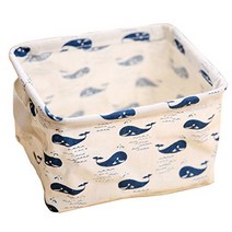LEFV Foldable Storage Basket Small Multi-Function Linen Sorter Bag Case Open Bin for Toys Tidy Cloth, 1