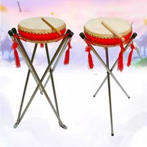 난타 북 무대 극단 연주 사운드 장구 소북 타악기, 8인치형+ 다리 6개 수지 드럼 스탠드