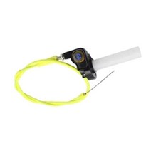 22mm 알루미늄 acerbs 스로틀 그립 퀵 트위스터 + 스로틀 케이블 crf50 70 110 irbis 125 250 먼지 자전거 오토바이, 노랑
