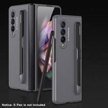 갤럭시Z 플립 폴드 호환케이스 for samsung galaxy z fold 4 3 5g fold4 케이스 펜 홀더 울트라 슬림 매트 하드 플라스틱 커버 z fold3 no s