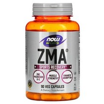 NOW Foods Sports ZMA 운동 후 회복 베지 캡슐 90정, 2병, 180개입
