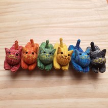 고양이 브로치 고영희씨 뱃지 퀼트 소재 핸드 메이드 스타일 수공예품 원단 야옹이 애묘, 검정고영희
