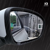 싼타페DM 맞춤형 방수필름 발수코팅 사이드미러, 방수필름30번