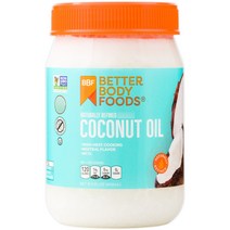베터바디푸즈 내추럴리 리파인드 코코넛 오일, 1개, 458ml