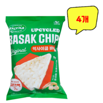 CJ 익사이클 바삭칩 오리지널 45g, 4개