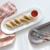 위즈라인 긴 타원 림 접시 5color, 민트