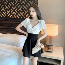 싱글 원피스 야간공연 작업복 양생 SPA 사우나 마사지사 유니폼 슬림핏 허리보정 나이트클럽 여성의류 족욕 3410646112