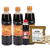 [홍게간장]홍게맛장소스골드900ml 3병+500ml 1병+고체육수5알1봉지