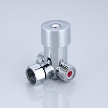 G1/2 온수 냉수 혼합 밸브 밸버 온도 조절 믹서 가능한 제어 욕실 샤워 헤드 수도꼭지 WF107, 01 A Zinc alloy