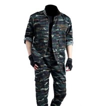 공군제복 가을 야외 레저 사냥 위장 군사 전술 및 통합 에어 소프트 총 유니폼 단체복, 남자 정장5, Xxxl