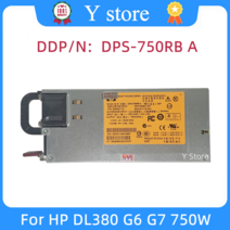 Y Store HP DL380 G6 G7 750W 서버 전원 공급 장치 DPS-750RB A 506822-101 506821-001 511778-001 전체 테스트 완료, [01] 기타 (ae˚) frequ