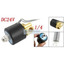 배송 1/4 '언더 물 밸브 UD-08 솔레노이드 다이렉트 드라이브 일반 폐수 오일 24vdc, DC24V_1/4