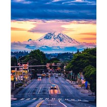 보석십자수도안 5D DIY 다이아몬드 페인팅 달과 나무 풍경 전체 드릴 자수 모자이크 일몰 크로스 스티치 키트 홈 데코, [01] Full Round 20x30cm, [11] 11