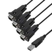 USBtoRS232 4P 9핀시리얼케이블 1.8M 변환젠더컨버터