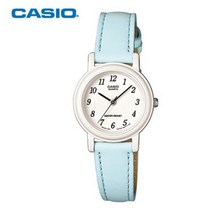 CASIO 카시오 여성 LQ-139L-2B 가죽밴드 손목시계