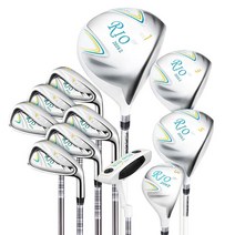 [산꼬] 골프풀세트 11종 초보용 여성 부드러운 스윙 스틸 용품