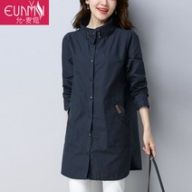 여성 봄 가을 사파리 야상 후드점퍼 빅사이즈 인박카068