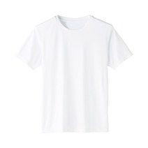 라이카 남녀공용 기능성 드라이 쿨 냉감 반팔 티셔츠 화이트 (S ~ XXL)
