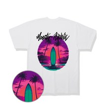 서핑쉐이크 라벤더퍼플 화이트 티셔츠