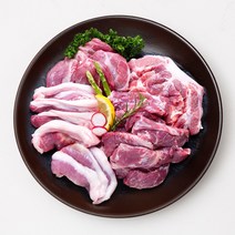 국내산 돼지 뒷고기 특수부위 모둠 1.5kg 볼살 눈살 덜미살, 1팩